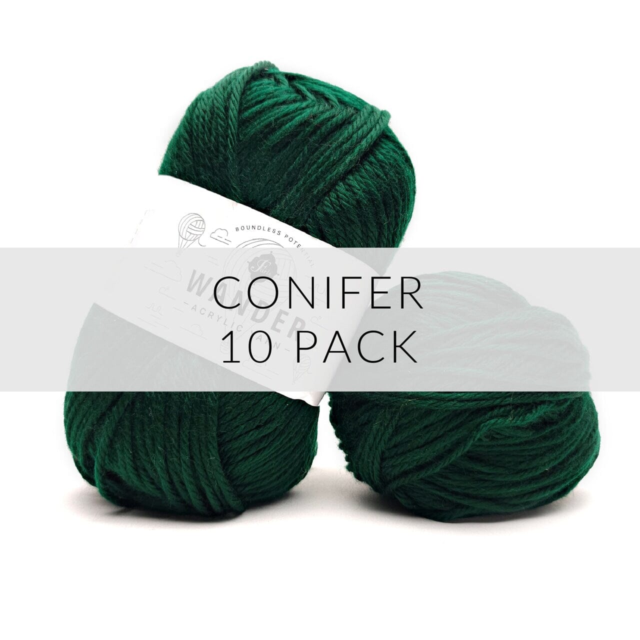 10 Pack Wander Acrylic Yarn Yarn FurlsCrochet Conifer