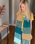 Scrappy Girl Scarf Wander Kit FurlsCrochet