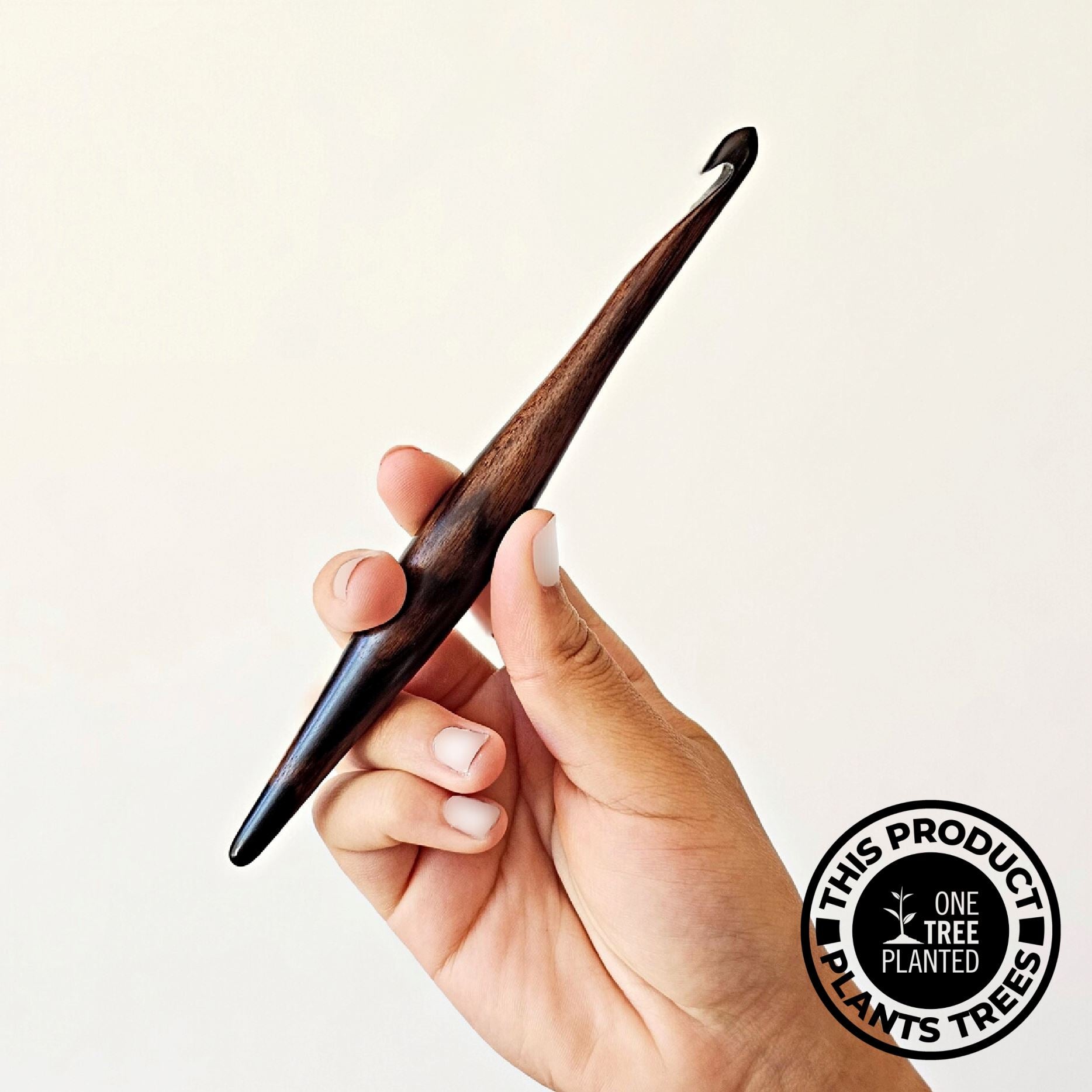 Ebony Streamline Wood Crochet Hooks Wood Streamline FurlsCrochet