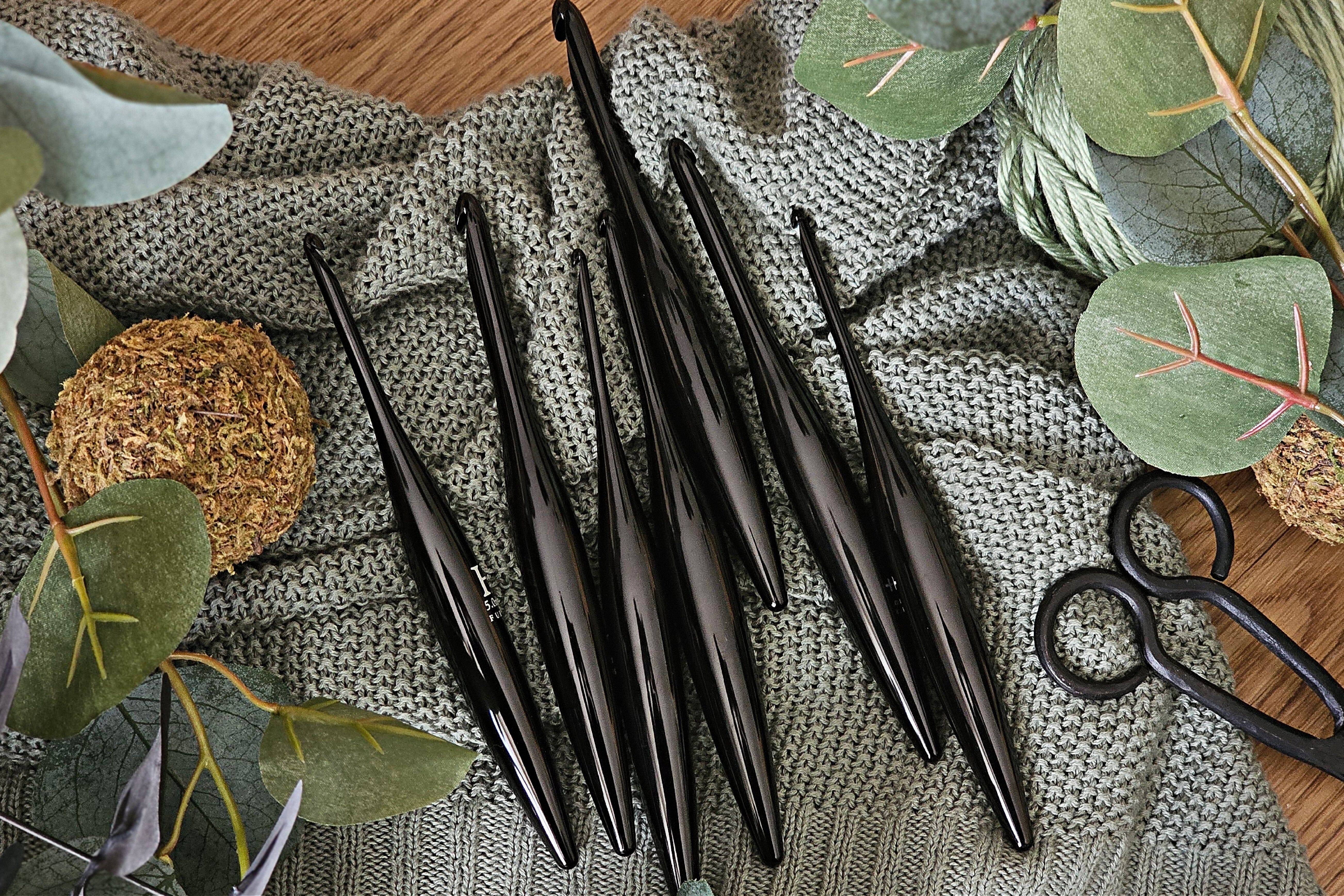 Onyx Streamline Metal Crochet Hooks Metal Streamline FurlsCrochet