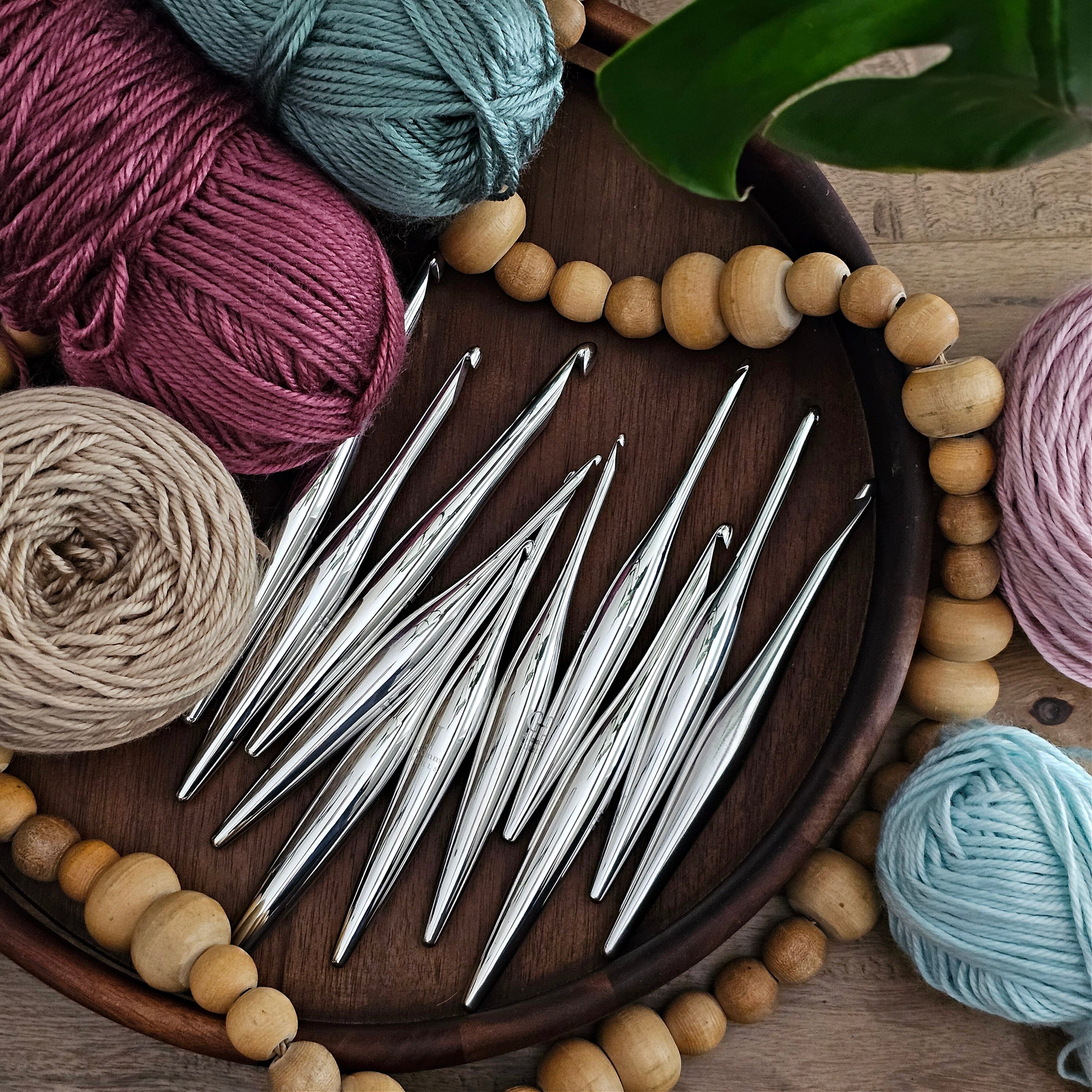 Silver Streamline Metal Crochet Hooks FurlsCrochet