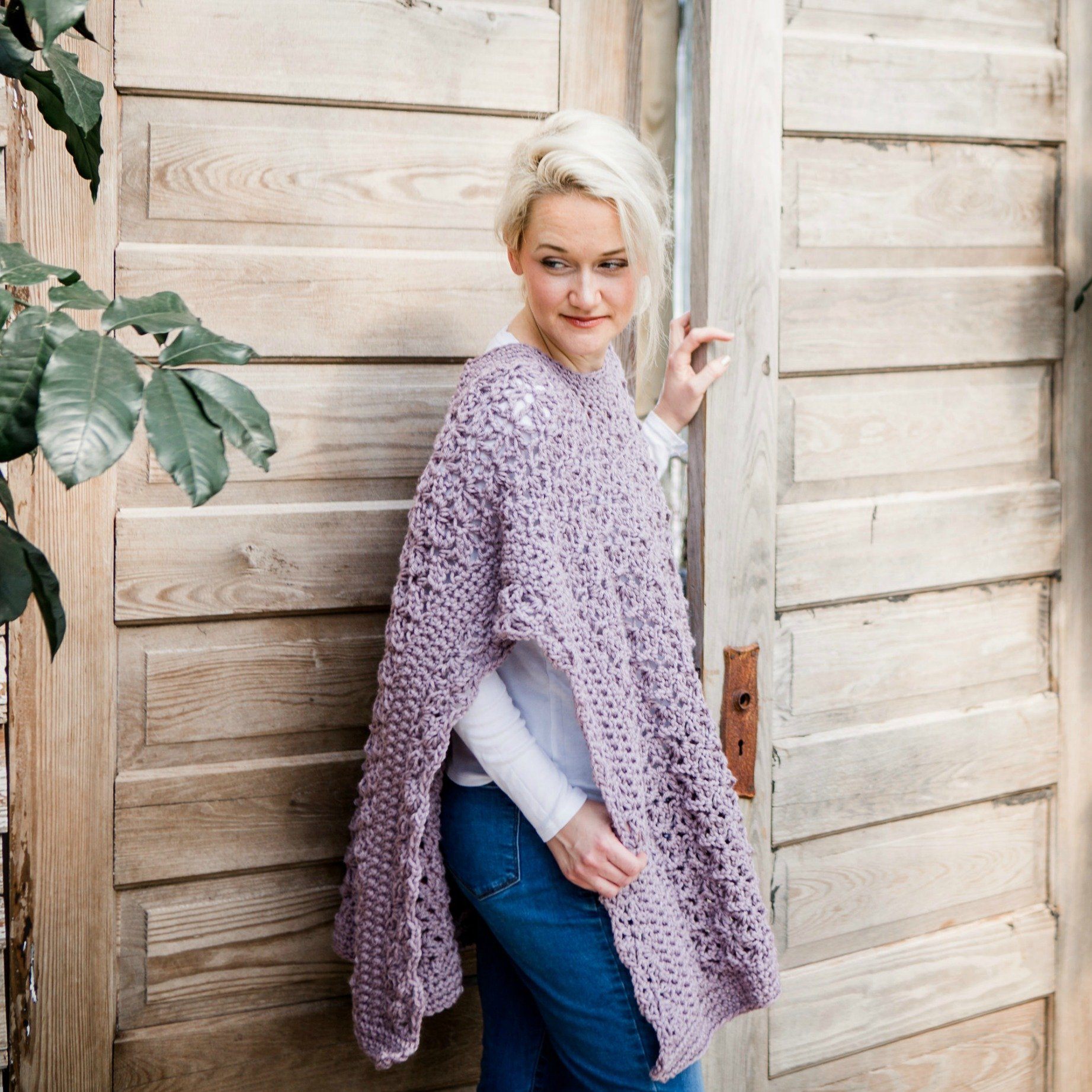 Lace Crochet Poncho