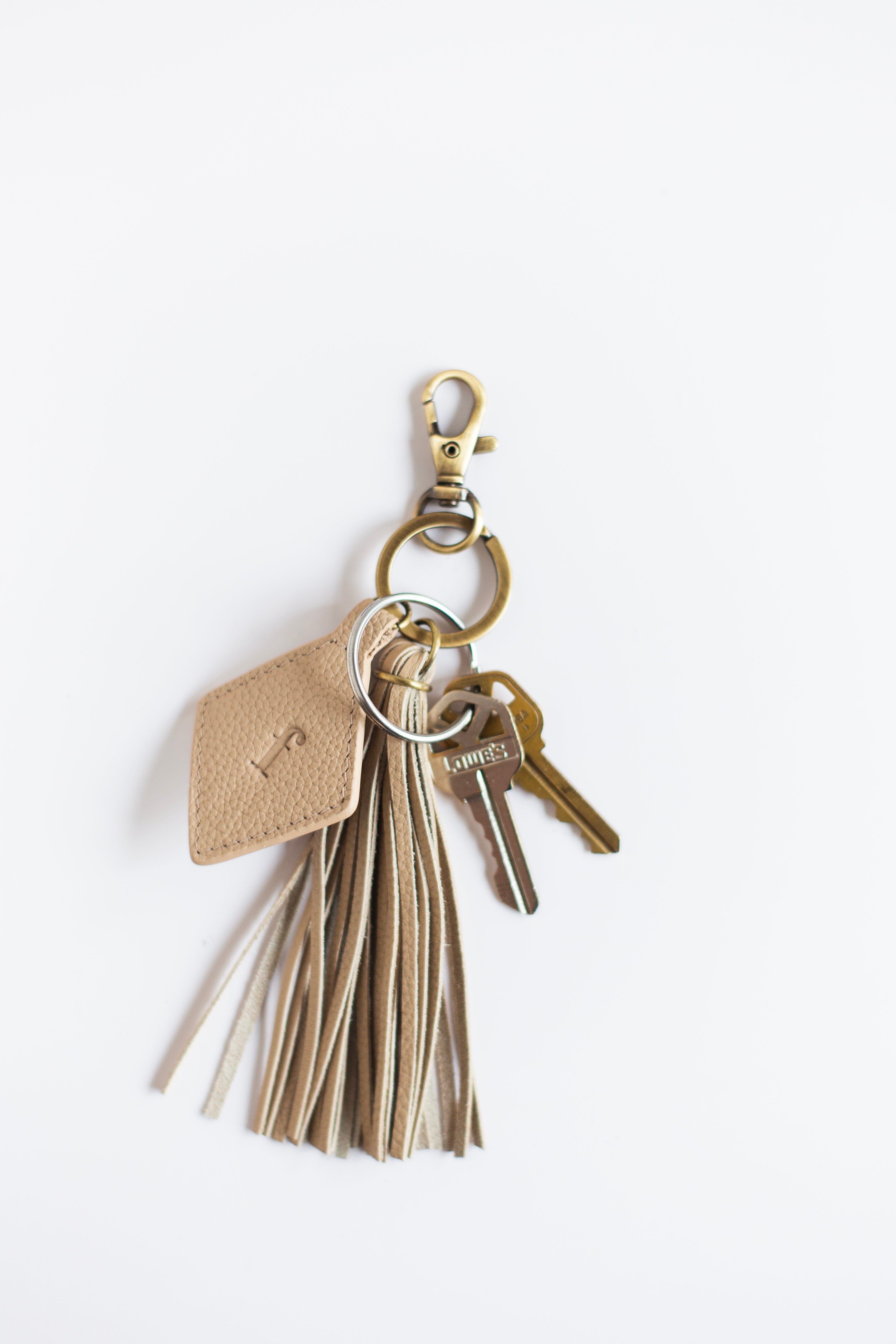 Darcy Leather Tassel Keychain Gift With Purchase FurlsCrochet 