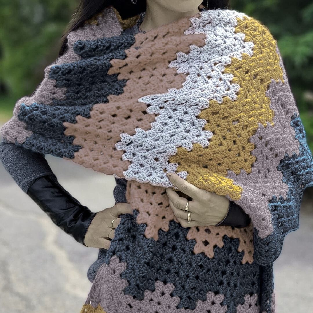 It's My Birthday Shawl Wander Kit Wander Pattern Kit FurlsCrochet 