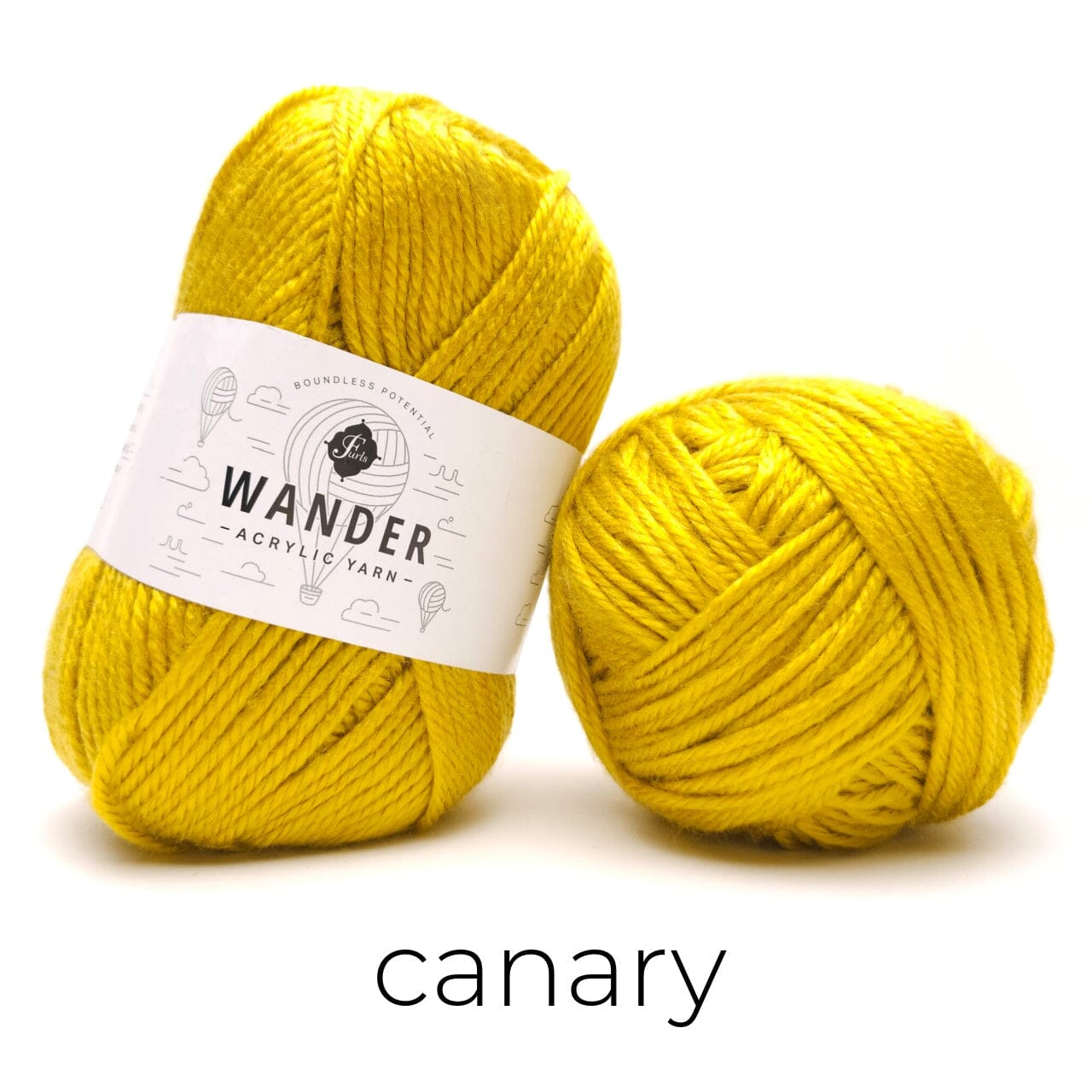 Wander Acrylic Yarn Yarn FurlsCrochet Canary 